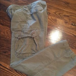 Boys green cargo pants by Chaps. Size 12